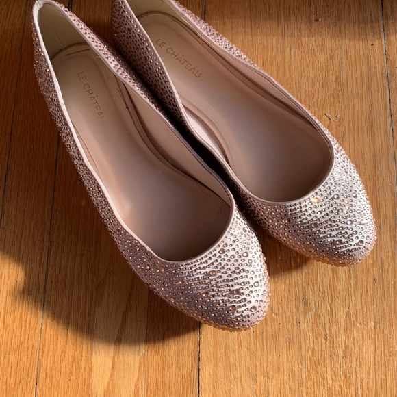 Rose gold Le Chateau flats - Picture 2 of 6